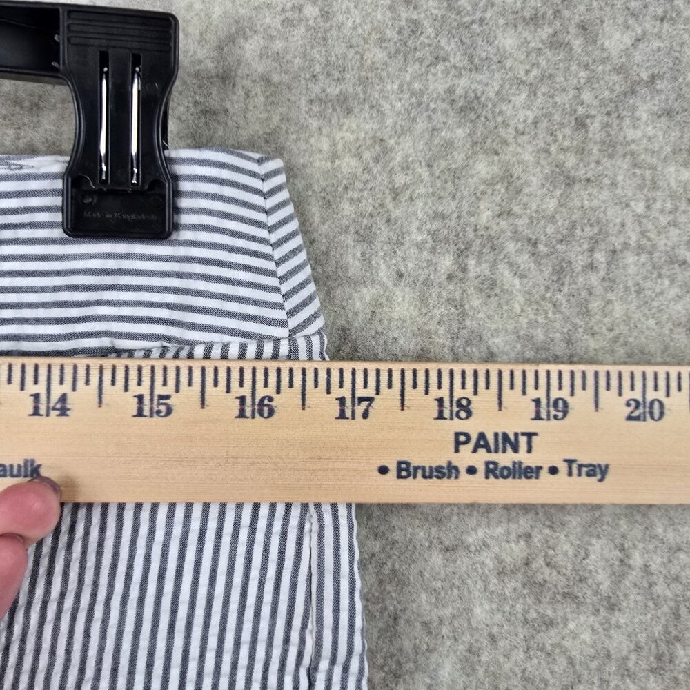 Ann Taylor LOFT Womens Original Ankle Pants Size 6 Striped Cotton Blend - Picture 6 of 6